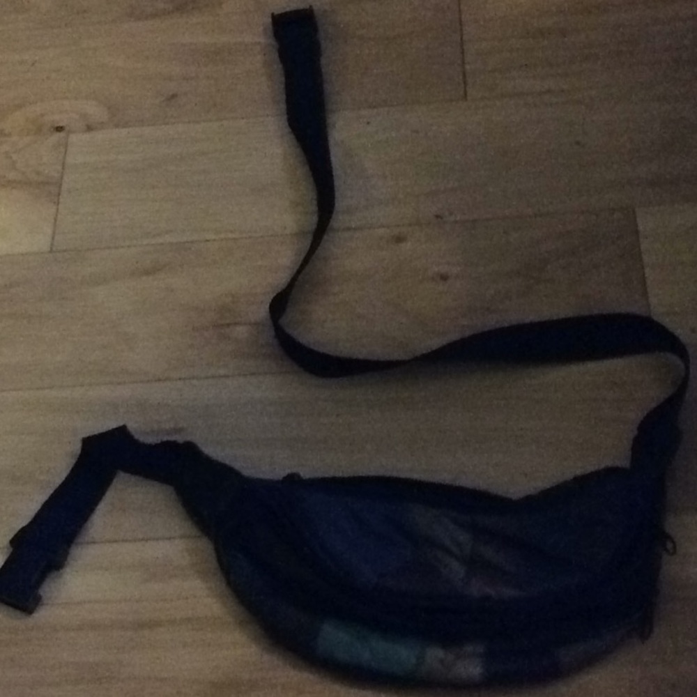 Cute Patchwork Different Color Leather Fanny Pack - image 1